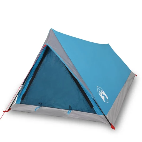 vidaXL Camping Tent 2-Person Blue Waterproof - Image 2