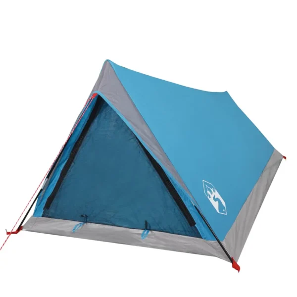 vidaXL Camping Tent 2-Person Blue Waterproof - Image 4