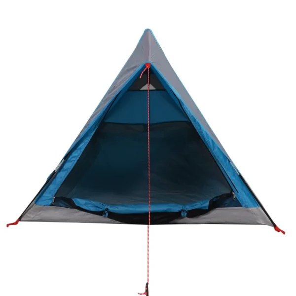 vidaXL Camping Tent 2-Person Blue Waterproof - Image 5