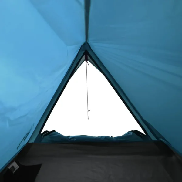 vidaXL Camping Tent 2-Person Blue Waterproof - Image 9