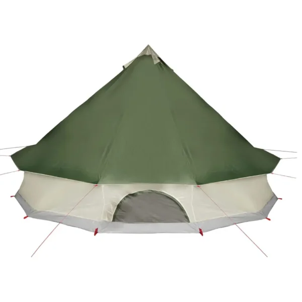 vidaXL Family Tent Tipi 8-Person Green Waterproof - Image 9