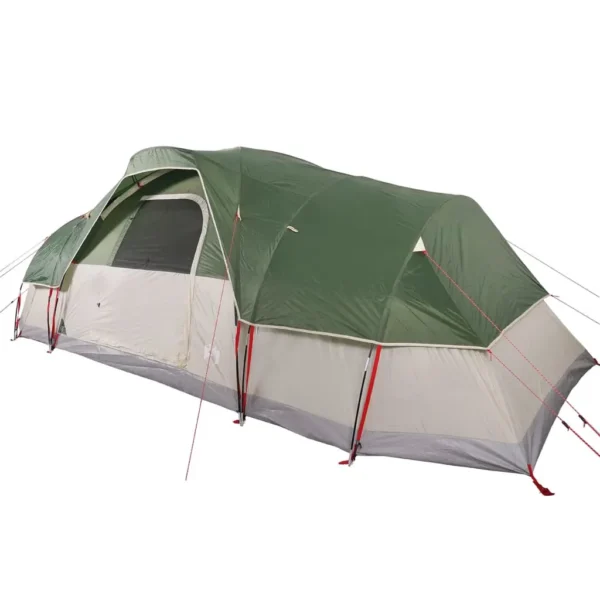 vidaXL Family Tent Dome 11-Person Green Waterproof - Image 4