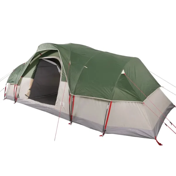 vidaXL Family Tent Dome 11-Person Green Waterproof - Image 5