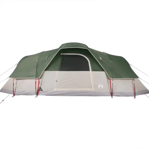 vidaXL Family Tent Dome 11-Person Green Waterproof - Image 6