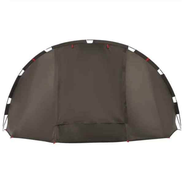 vidaXL Fishing Tent 4-Person Brown Waterproof - Image 9