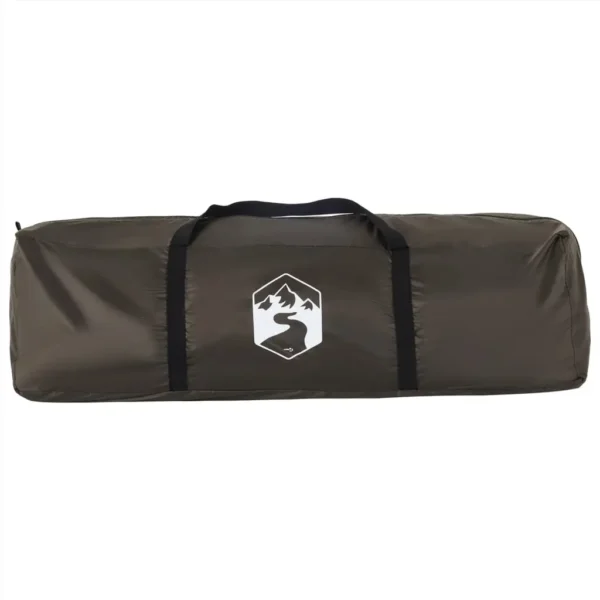 vidaXL Fishing Tent 4-Person Brown Waterproof - Image 10