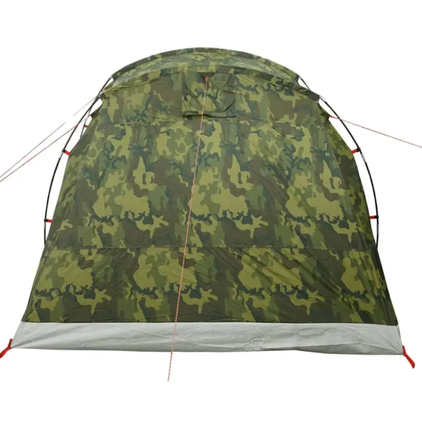 vidaXL Family Tent Tunnel 6-Person Camouflage Waterproof - Image 8