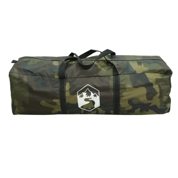 vidaXL Family Tent Tunnel 6-Person Camouflage Waterproof - Image 11