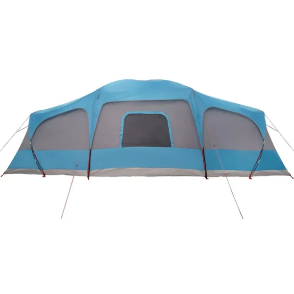 vidaXL Family Tent with Porch Dome 9-Person Blue Waterproof - Image 8